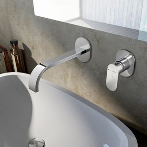 Hotbath Friendo Wastafelmengkraan - Cascade Uitloop 19 cm - Chroom