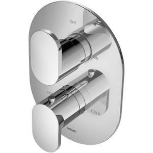 Hotbath Friendo F009 Inbouw Thermostaat Met Twee-weg Omstel Chroom - Kranen - Badkranen - Inbouw Badkranen - 8718924079478