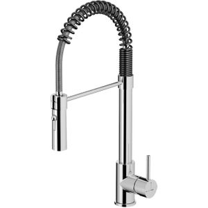 Keukenmengkraan Hotbath Fellow 49 cm Flexibele Uitloop Chroom