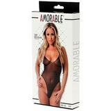 Transparante Bodystocking - zwart