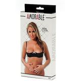 Amorable by Rimba 1/2 cup Open BH - zwart M