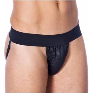 Leren Jockstrap met elastieken banden - maat M