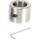 Rimba Bondage Play Ball stretcher chirurgisch staal 4.0 cm hoog met inbussleutel - 440 gram