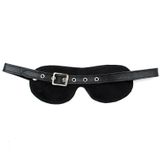 Erotic Fashion ra7576 Oogband, zwart leer verstelbaar, per stuk verpakt (1 x 1 stuks)