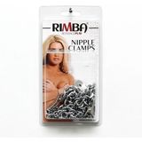 Rimba Bondage Play Tepel en schaamlip klemmen met ketting