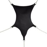 Rimba Bondage Play Sling / sex hangmat met 4 d-ringen van tuigleder