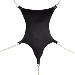 Rimba Bondage Play Sling / sex hangmat met 4 d-ringen van tuigleder
