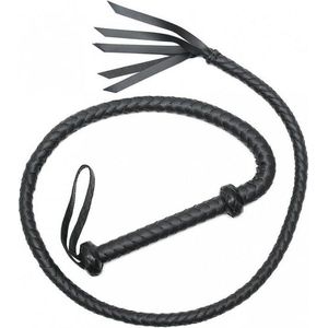 Arabische Bullwhip 150 cm zwart