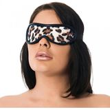 Rimba Bondage Play - Leren oogmasker Luxe - Luipaard