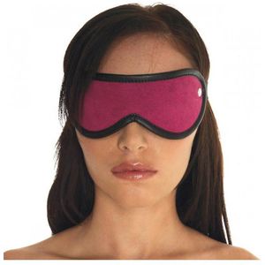 Rimba Bondage Play - Leren oogmasker Luxe - Roze