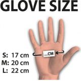Rimba Latex Play - Korte Latex Handschoenen - 26 cm - Zwart - 600% Stretch Garantie - Maat S