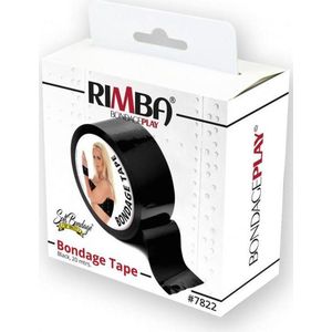 Bondage tape 20 m - zwart