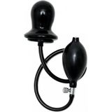 Rimba Latex Play Opblaasbare buttplug met massieve kern