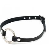 Rimba Bondage Play Gag met Metalen O-ring - verstelbaar