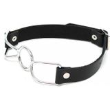 Rimba Bondage Play Gag met Metalen O-ring Spreider Voor Gedwongen Orale Sex