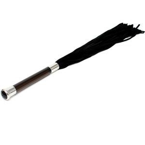 Suede Flogger With Glass Handle, 58 cm