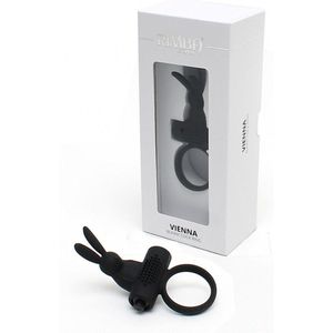 Rimba Toys Rimba Vienna vibrerende cockring met clitoris stimulatie - zwart