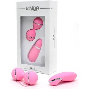 Rimba Toys Rimba Ibiza Vibrator Set | clitoris vibrator en vibrerend eitje met remote control - roze