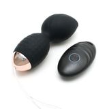 Rimba Toys - Athens - Vibrerende eitjes met remote control - Zwart
