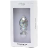 Rimba Sensual Glass Glazen Buttplug Zelda - Transparant