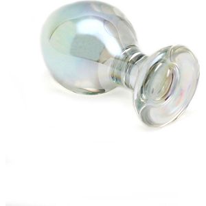 Rimba Sensual Glass Glazen Buttplug Zelda - Transparant