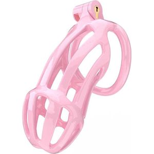 Rimba Toys - P-Cage PC02 - Kunststof Kuisheidskooi - Peniskooi - Chastity - Roze - Small