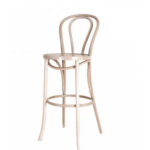 Fameg Vienna Thonet No. 18 houten barkruk whitewash - 75 cm