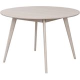 Rowico Home Yumi houten eettafel whitewash - Ø 115 cm