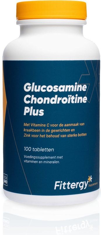 Fittergy Glucosamine chondroitine plus 100 tabletten