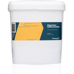 Fittergy Supplements - Magnesium Sulfaat Badzout - 2500 gram - Mineralen - vegan - voedingssupplement