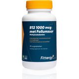 Fittergy Supplements B12 1000mcg Met Foliumzuur 90 zuigtabletten