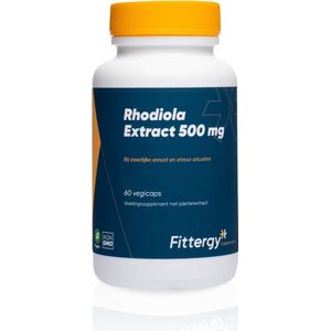Fittergy - Rhodiola-extract - 500 mg - 3% Rosavin - 1% Salidroside