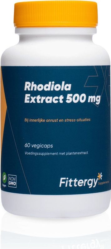 Fittergy - Rhodiola-extract - 500 mg - 3% Rosavin - 1% Salidroside