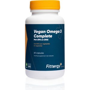 Fittergy Omega 3 vegan 150mg DHA 75mg EPA 60 capsules