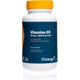 Fittergy Vitamine D3 50mcg met zink 100 tabletten