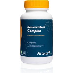 Fittergy Supplements - Resveratrol Complex - 60 capsules - Kruiden - vegan - voedingssupplement