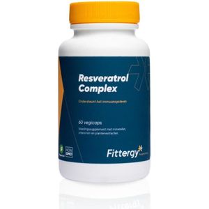 Fittergy Supplements - Resveratrol Complex - 60 capsules - Kruiden - vegan - voedingssupplement