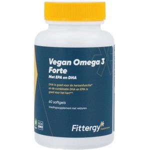 Fittergy Supplements Vegan Omega 3 Forte 60 Softgels