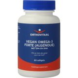 Orthovitaal vegan omega 3 forte algenolie  60 Softgels