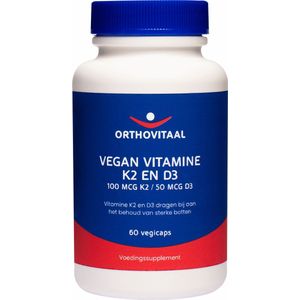 Orthovitaal Vegan Vitamine K2 100mcg & D3 50mcg 60 vegacapsules