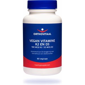 Orthovitaal Vegan Vitamine K2 100mcg & D3 50mcg 60 vegacapsules