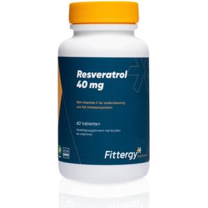 Fittergy - Resveratrol - Kruidenpreparaat - 40mg - Met Vitamine C