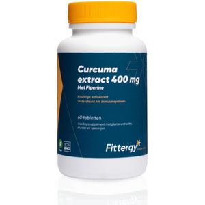 Fittergy - Curcuma Extract - 400mg - Antioxidant - Met Zwarte Peper