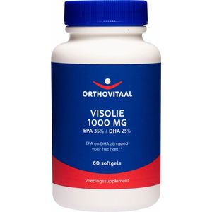 Orthovitaal - Visolie 1000 mg EPA 35%/DHA 25 % - 60 softgels - Vetzuren - voedingssupplement
