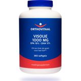 Orthovitaal - Visolie 1000 mg EPA 18%/DHA 12% - 360 softgels - Vetzuren - voedingssupplement