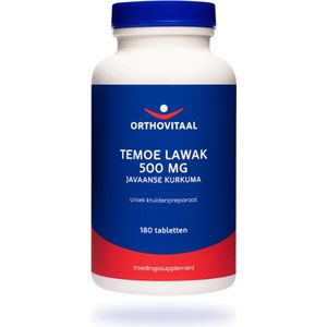 Orthovitaal Temoe Lawak 500mg Javaanse Kurkuma 180 tabletten