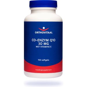 Orthovitaal - Co-enzym Q10 30 mg met Vitamine E - 150 softgels - Aminozuren - voedingssupplement