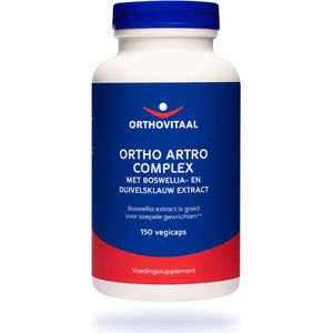 Orthovitaal - Ortho Artro Complex - 150 vegicaps - 1 Duivelsklauw helpt de gewrichten soepel te houden - Plantenextracten - vegan - voedingssupplement
