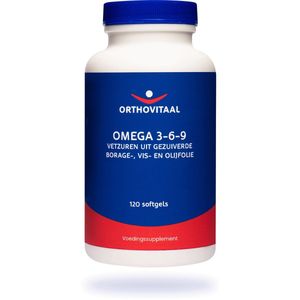 Orthovitaal - Omega 3-6-9 - 120 softgels - Vetzuren - voedingssupplement