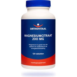 Orthovitaal Magnesiumcitraat 200mg 120 tabletten